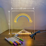 Acrylic DIY Note Board LED Night Light