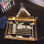 Acrylic DIY Note Board LED Night Light